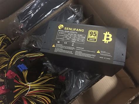 95 Plus Gold Power 2000w Atx12v V231 Eth Coin Mining Miner Power