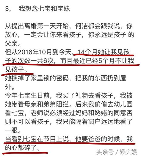 剧情大反转！赫子铭发文细数何洁出轨等“七宗罪”，信息量有点大 每日头条