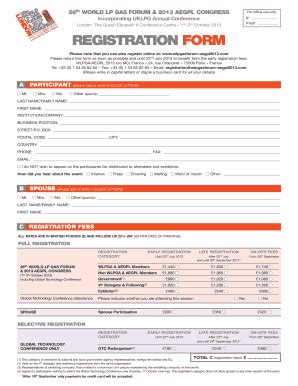 Fillable Online Registration Form Doc Fax Email Print PdfFiller