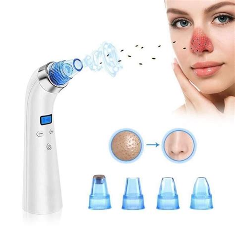 Extracteur Aspirateur Point Noirs Visage Appareil Nettoyage Boutons