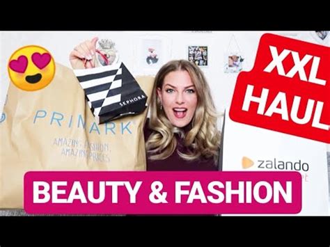 Xxl Beauty Fashion Haul Primark Sephora Zalando Outlet Dm Youtube