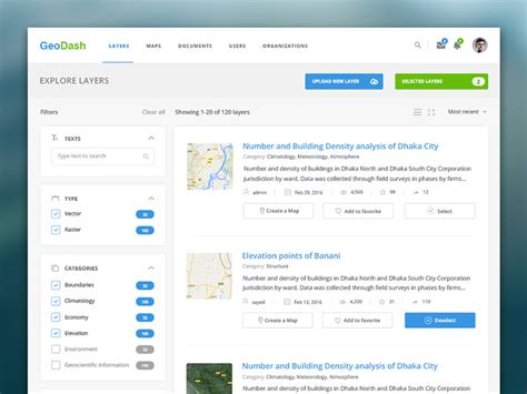 Mapping Web Application - Layers by Md. Shahadat Hussain on Dribbble