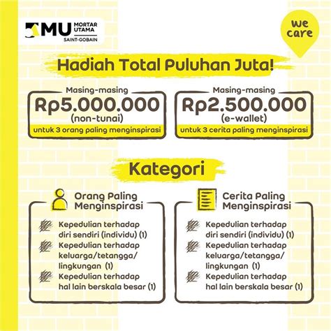 Lomba Cerita Peduli Versi Mu Berhadiah Total Puluhan Juta Rupiah