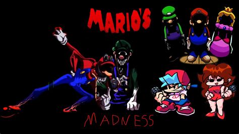 Fnf Mario Madness V2 All Stars And Promotion Recreation Youtube