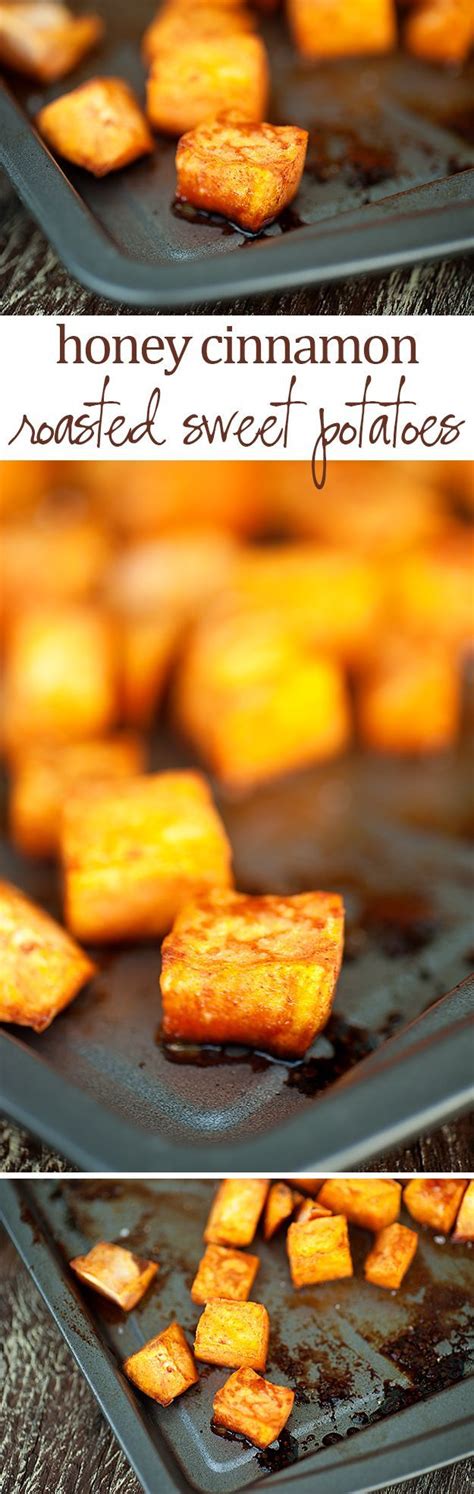 Honey Cinnamon Sweet Potato Cubes Recipe Roasted Sweet Potatoes Recipes Cooking Recipes