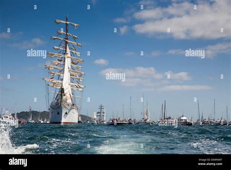 Tall Ships Falmouth Cornwall Uk Stock Photo Alamy