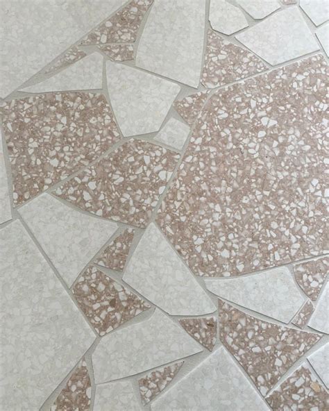 Crazy Paving White Terrazzo Paddington Terracotta Tile Floor