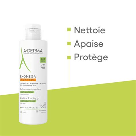 A Derma Exomega Control Gel Moussant Mollient Anti Grattage Ml