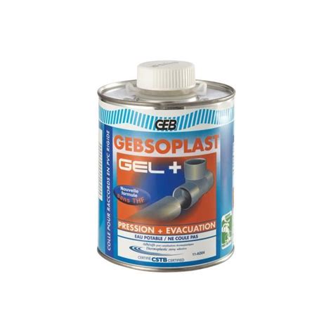 Colle Pvc Gebsoplast Gel Plus 1l Geb 504746 Cdiscount Bricolage