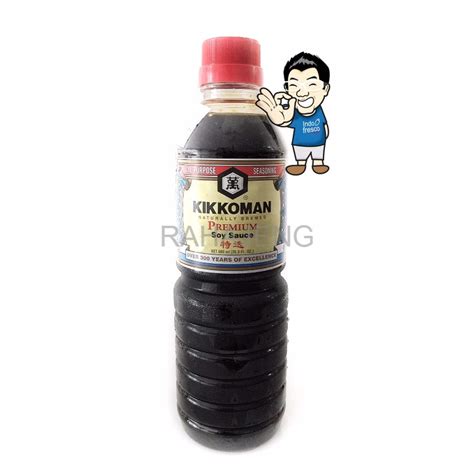 Jual Kikkoman Premium Soy Sauce Shoyu Kecap Jepang 600ml Shopee