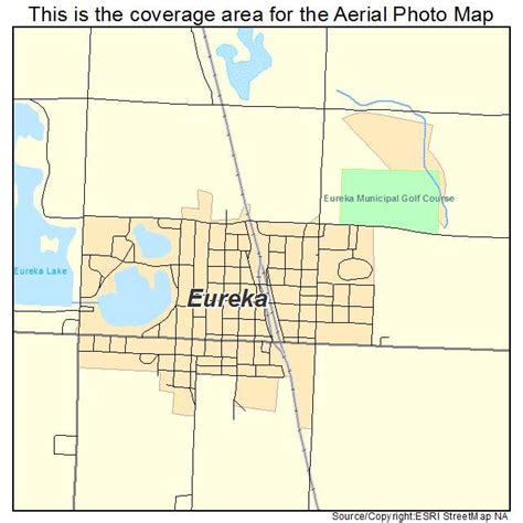 Aerial Photography Map of Eureka, SD South Dakota