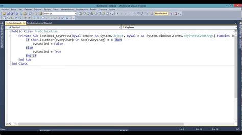 Validar Solo Letras En Un Textbox En Visual Studio Youtube