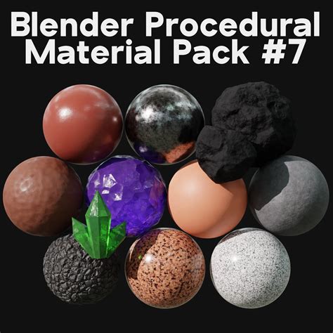 Blender Procedural Material Pack Flippednormals