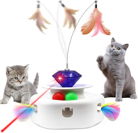 Amazon HaBaeBae Interactive Cat Toys 5 In 1 Automatic Cat Toy For