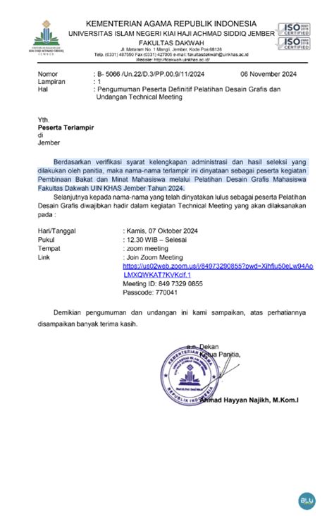 Pengumuman dan Undangan Peserta Pelatihan Desain Grafis | Fakultas ...