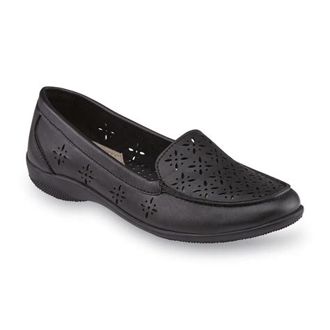 Basic Editions Womens Haisa Black Loafer