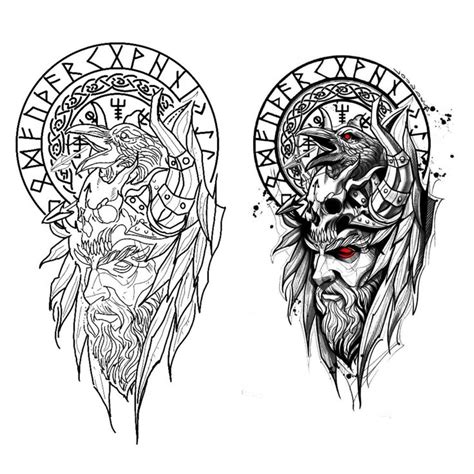 Viking Warrior Tattoo Stencil Viking Warrior Tattoos Warrior Tattoos