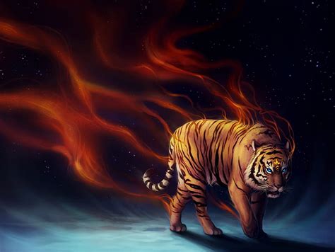 Tiger, dark, power, HD wallpaper | Peakpx