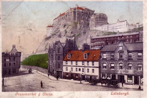 Grassmarket And Edinburgh Castle Franked At Edinburgh 215pm Flickr