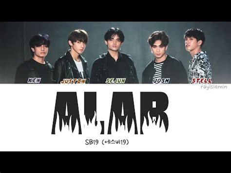 SB19 에스비19 ALAB BURNING Color Coded Fil Eng Lyrics YouTube