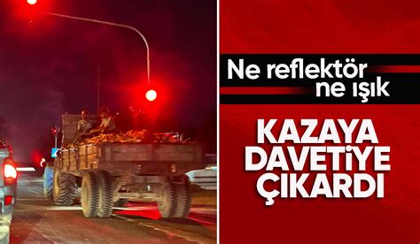 D 140 da traktör sürücüsü kazaya davetiye çıkardı Akyazı Haber Akyazı