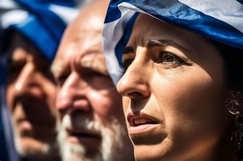 Pessoas Israelenses Marchando Na Rua Pedindo Paz Judeus Contra A Guerra