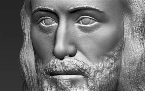 Jesus Reconstruction Based On Shroud Of Turin 3d Model By Printedreality