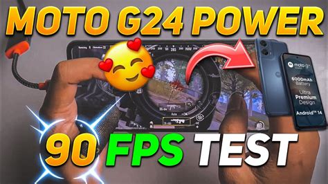 MOTO G24 POWER BGMI 90 FPS TEST MOTO G24 POWER PUBG TEST 90 FPS