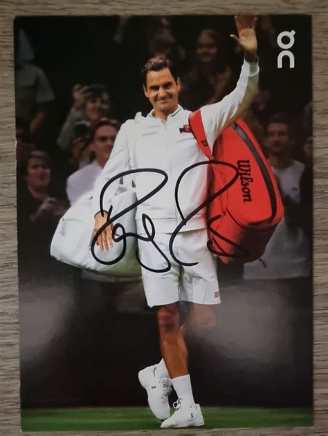 Autogrammkarte Roger Federer Originalunterschrift Kaufen Auf Ricardo