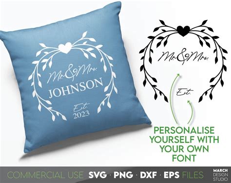 Mr And Mrs Svg Split Monogram Svg Wedding Svg Marriage Etsy