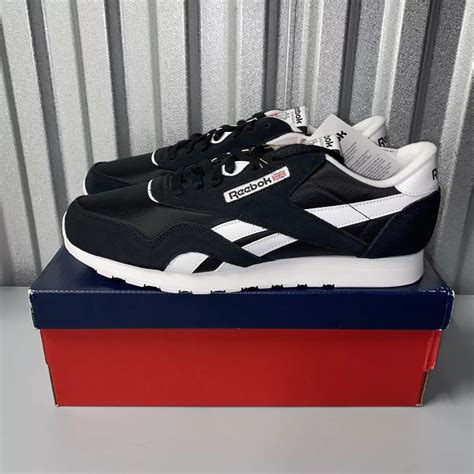 Reebok Classic Nylon Black And White Sale Online