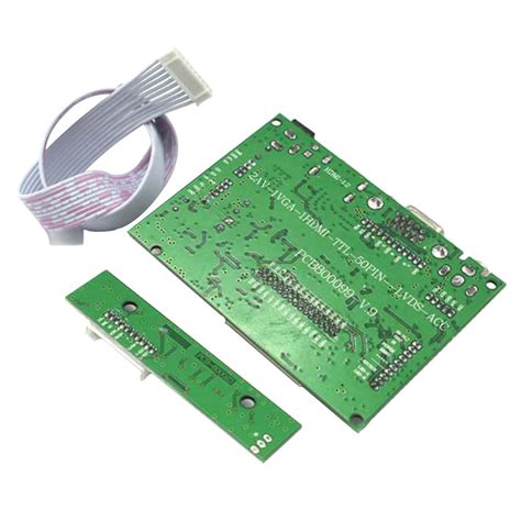 HDMI VGA 2AV LVDS ACC TTL Lcd Ekran Sürücü Kartı Denetleyicisi 50pin