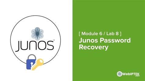 41 Lab 8 How To Reset Juniper Device Junos Os Password Youtube