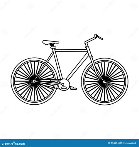 Bike Cartoon Images Black And White