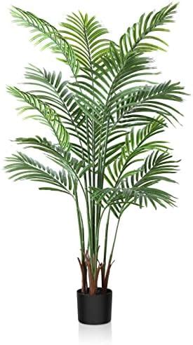 CROSOFMI Piante Finte Areca Palma 170 Cm Piante Artificiali Da Interno