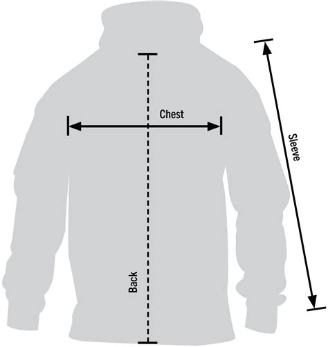 Rothco Concealed Carry Hoodie Size Chart