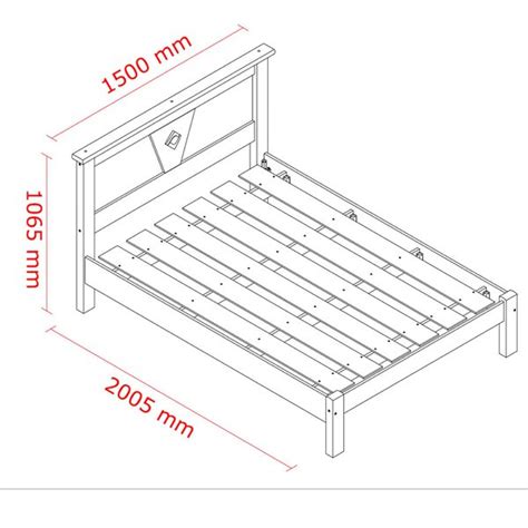 Cama De Casal Madeira Em MDF Atacama Atenas Robel Lojas Edmil