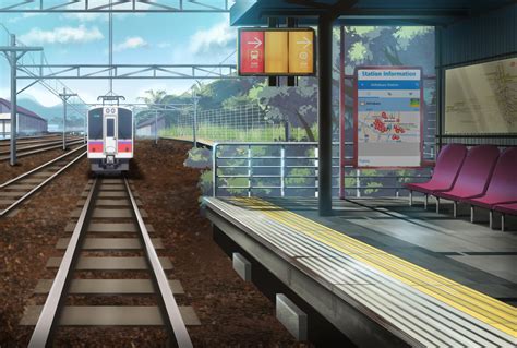 Anime Stylized Train Station by 7a12deviant on DeviantArt