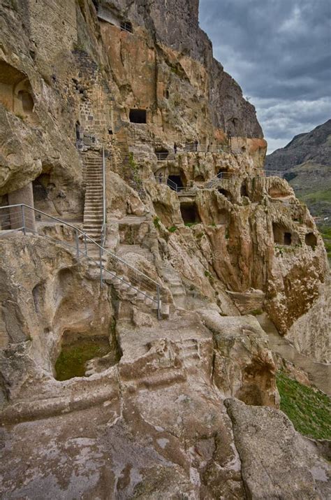 Vardzia Cave Monastery Town In Georgia Stock Image Image Of Heritage