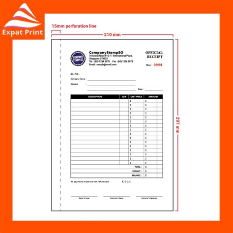 Appliances Invoice Receipt A Printed Ncr Invoice Books