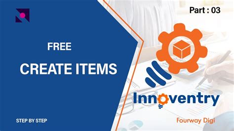 FREE ERP ACCOUNTING SOFTWARE INNOVENTRY SOFTWER CREATE ITEM PART 03