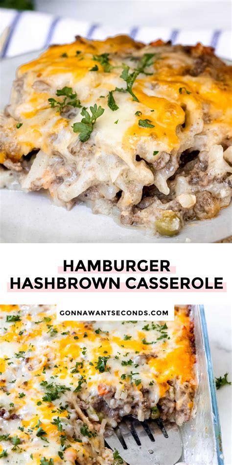 Cheese And Hashbrown Hamburger Casserole Artofit