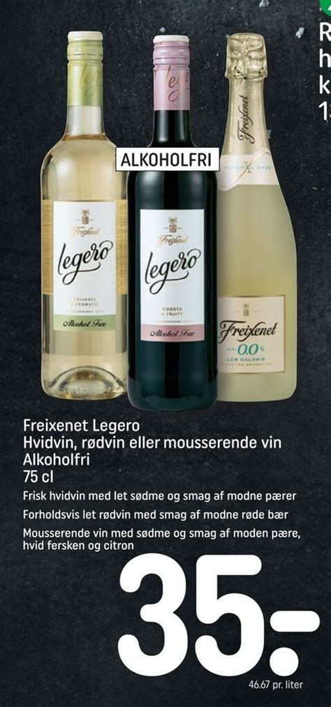 Freixenet Legero Hvidvin R Dvin Eller Mousserende Vin Alkoholfri Cl