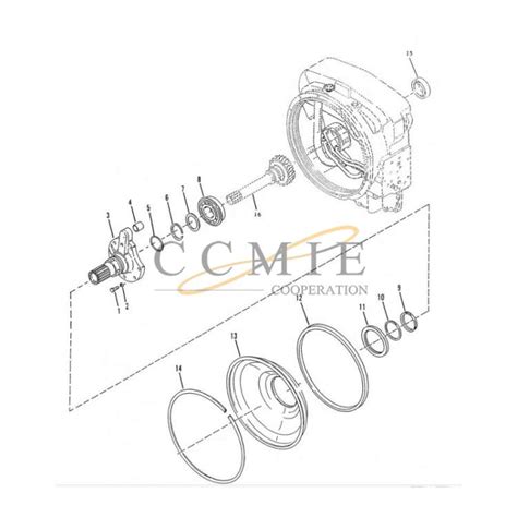 China Reach Stacker Turbine Shaft Spare Parts Kalmar Gear