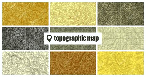 premium vector colorful topographic map  contour lines geographic