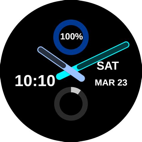 Grk Design Ying Yang Blue Water Watch Face For Apple Watch Samsung