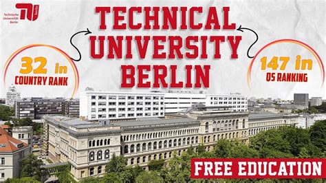 Technical University Berlin : Rankings, Fees & Courses