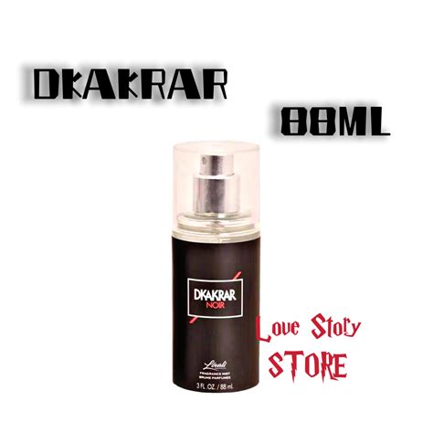 Love Story LOVALI 88ml DKAkRAR NOIR Fragrance Mist Brume Parfumee