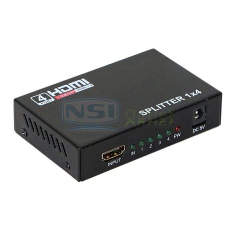 Full Hd Hdmi Splitter X Port Hub Repeater Amplifier V D P