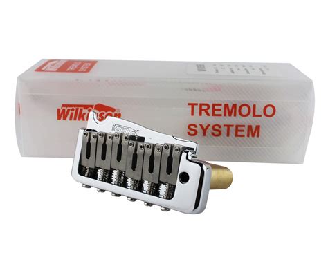 Buy Wilkinson Wvp Guitar Tremolo Bridge With Full Size Brass Block And 2 Point Steel Saddle